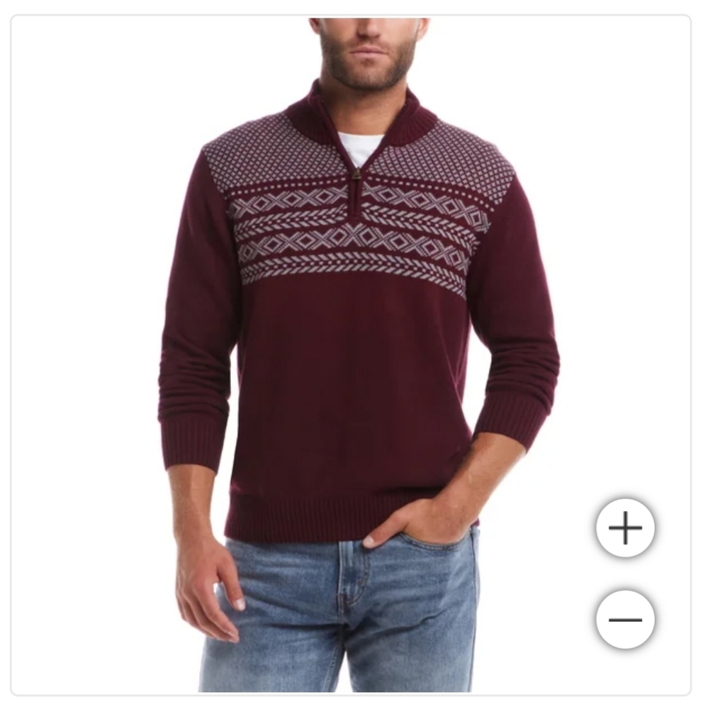 (EwX)Weatherproof vintage  men's holiday sweater